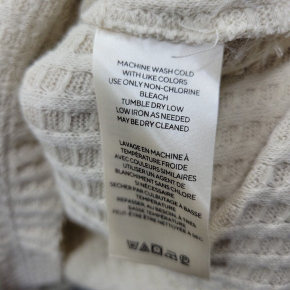 Free People NWT Juicy Long Sleeve Waffle Knit Thermal Shirt S Color: Stone Cold - Picture 9 of 12